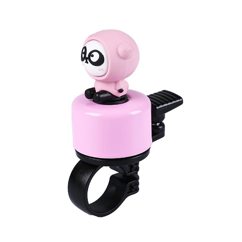 

Мультяшный детский велосипедный звонок с высоким звуком, креативный баланс велосипеда, горная машина, руль, гудок, громкий аксессуар для украшения коляски розовый
