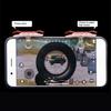 2Pcs E9 Gaming Trigger Quick Response Easy Installation Electroplated Auxiliary Gaming Controller Button for Cell Phone