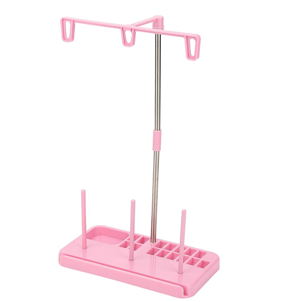 Domestic 3 Cones Embroidery Thread Holder Spool Stand Pink Sewing Machine Accessories
