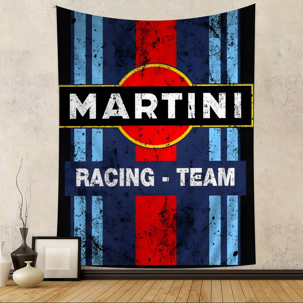 MMartini Racing Anime Tapestry Hanging Tarot Hippie Wall Rugs Dorm Home Decor