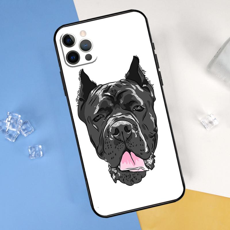 

Italian Mastiff Cane Corso Phone Case For iPhone 16 Pro Max 16e 12 13 Mini 11 14 15 Pro Max XR 15 16 Plus Cover Shell iPhone 15 Plus