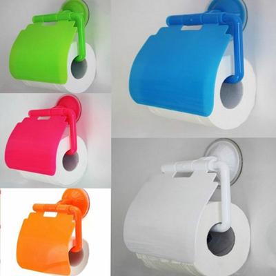 Porte-papier toilette Ventouse Support Rouleau de Papier Toilette Étagère de Salle de Bain Couleur Aléatoire J19 ADM
