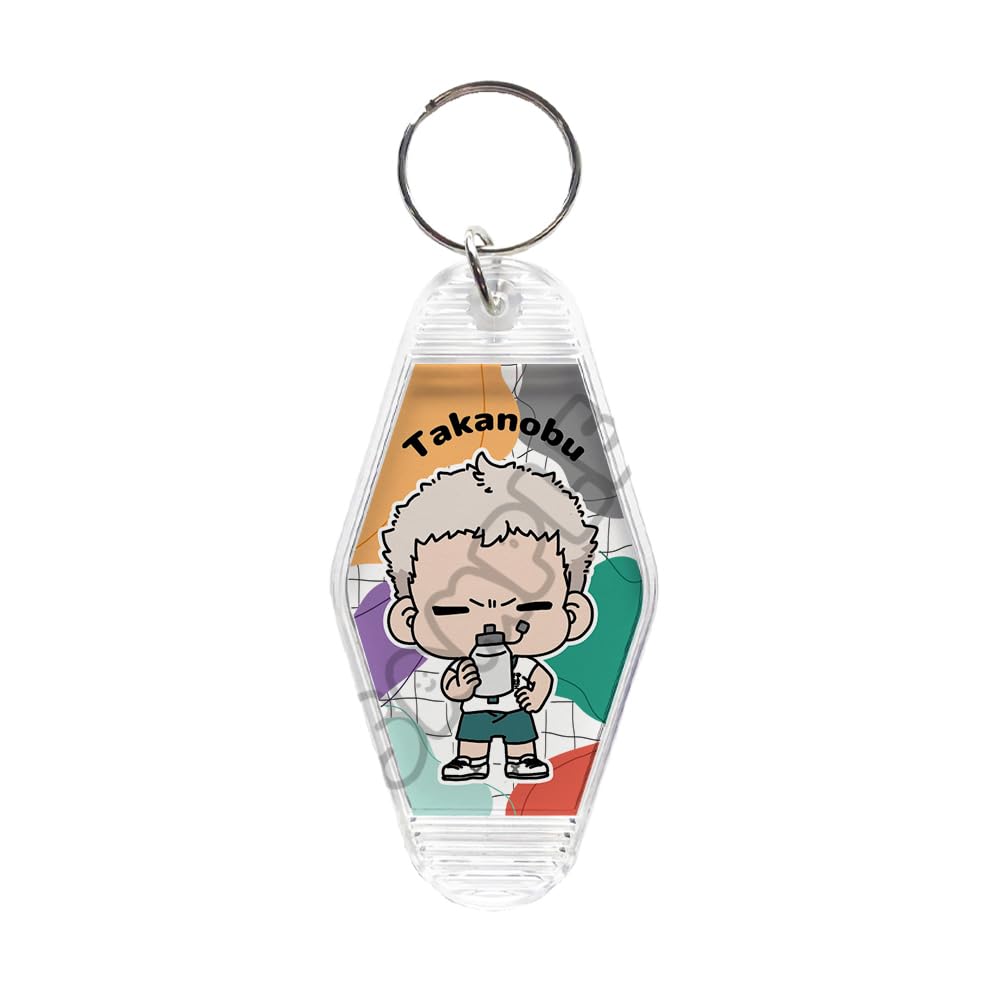 

First Edition Room Keychain M F Haikyu!! [Takanobu Aone] Everyone s Mochocho!