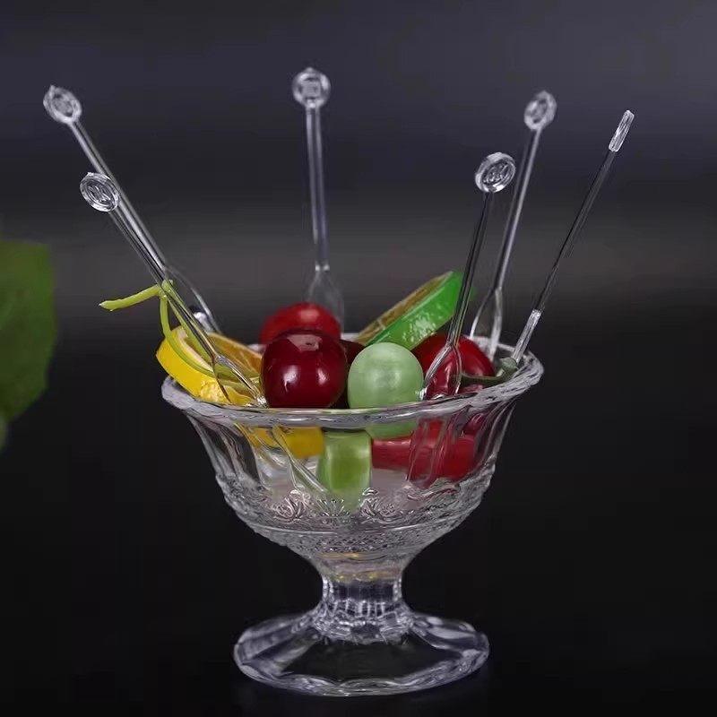 Disposable Plastic Fruit Tasting Forks