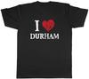 I Love Durham Unisexs TShirt North East England Historic City Tee Gift