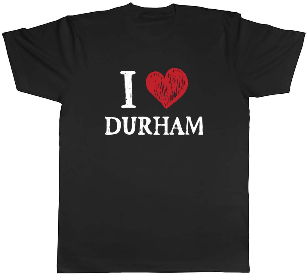 I Love Durham Unisexs TShirt North East England Historic City Tee Gift