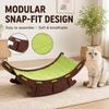 Wear-Resistant Pet Rocking Chair Elevated Cat Scratch Board Cat Lounge Chair  All Season Universal