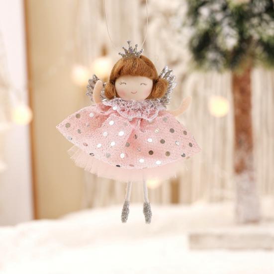 Angel Bag Pendant Decorative Fashion Fabric Christmas Room Decor Doll Ornament for Festival