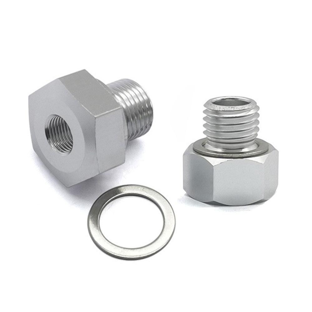 Oil Pressure Coolant Temp Gauge Fitting Adapter For LS1 4.8 5.3 6.0 Swap M12 M16