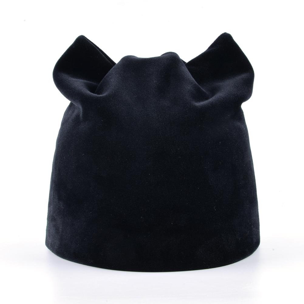Women Autumn and Winter Beanie Hat Russian Warm Caps Women's Cat Beanies Ear flaps Hat Ladies Hats