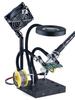 Magnetic Soldering Station Kit with Iron, Wire, Magnifying Glass, Desk Lamp, and Fume Extractor