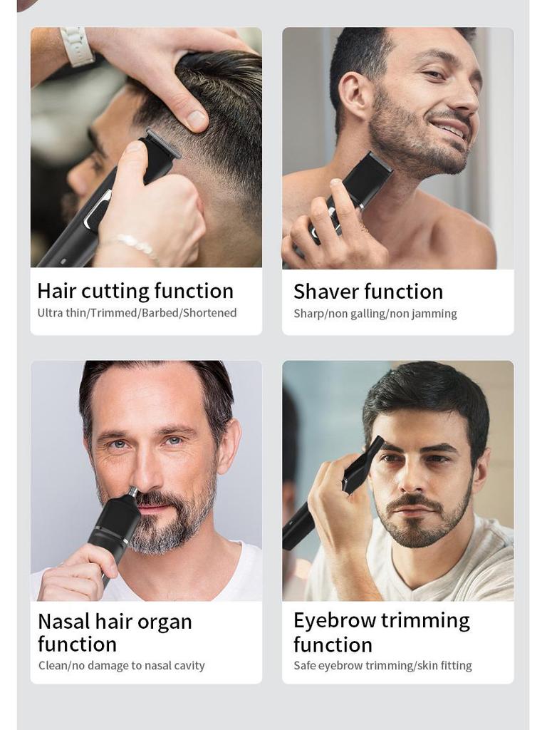 Multifunktionales Abnehmbares Elektrisches Haarschneiderset
