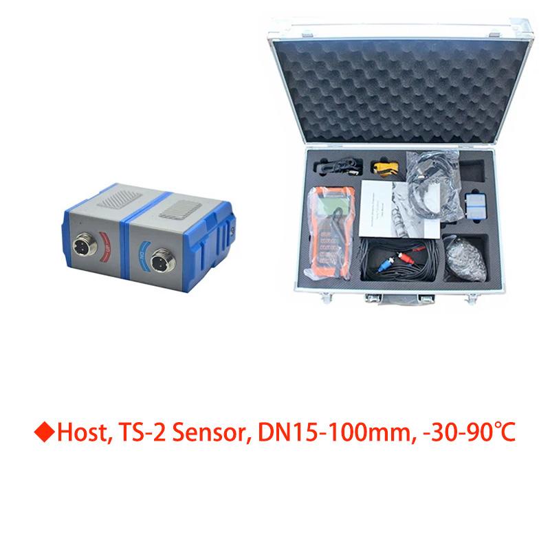 Handheld Ultrasonic Flow Meter TUF-2000H Portable Clamp-on Ultrasonic Water Flowmeter IP68 Digital Liquid Pipeline Sensor