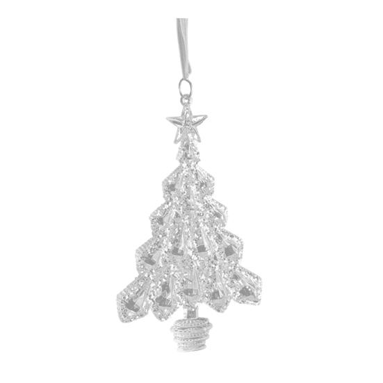 Křišťálově čirá vánoční ozdoba třpytivá strom/baletka/mašle/hvězda vánoční závěsná dekorace do ložnice obývacího pokoje statku