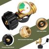 Bestfire 2 PCS Propane Tank Gauge With Leak Detector – Universal Level Indicator For 5-40Lb Tanks – QCC1/Type 1 Connection – Brass Construction