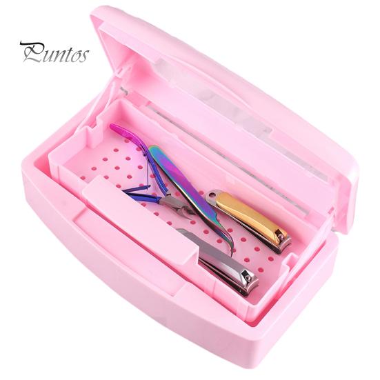 Nail Tool Sterilization Box Filter Transparent Cover Versatile Sturdy Long Lifespan Sterilization Case for Clean Safe Manicures