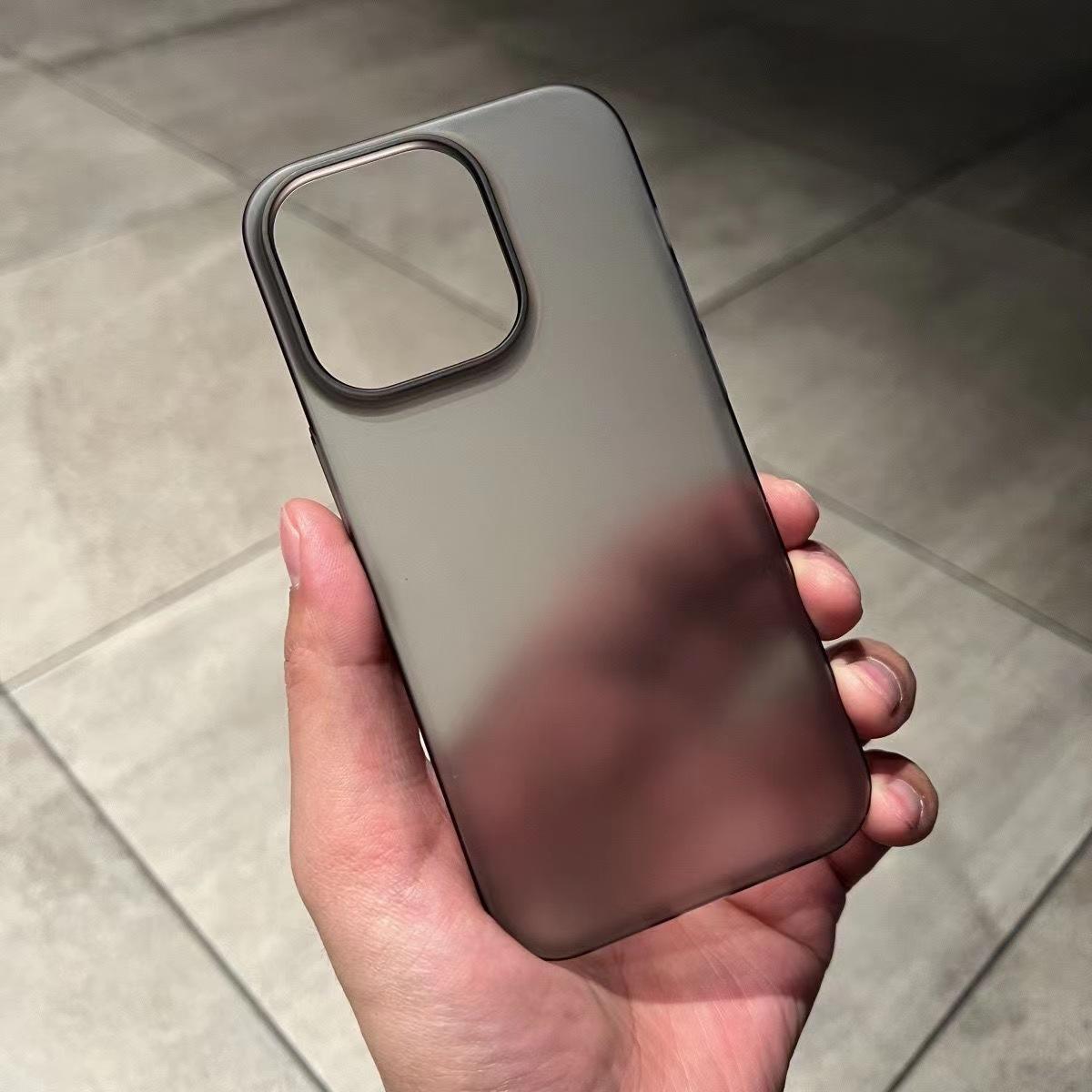 

Подходит для iPhone15pro Матовый чехол с ощущением кожи Apple 13 Ультратонкий 12 Полная защита от падений Apple 15Plus