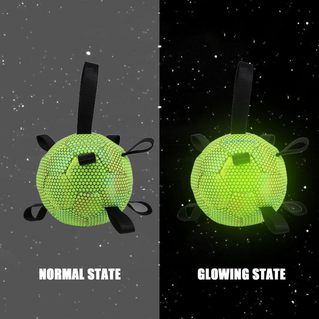 Dog Ball, Dog Football Ball With A Rope, Dog Toy, Small To Medium-sized Dog Puppy Toy Ball, Water Toy, Swimming Toy, Birthday Gift For A Puppy Dog