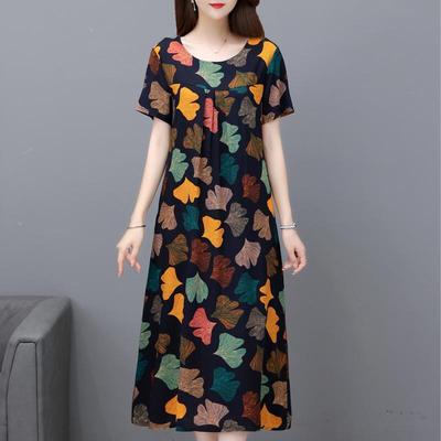 Ležérní šaty větší velikosti pro ženy Letní Elegantní dámské letní dlouhé šaty Volné vintage oblečení
