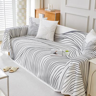Instagram Premium Sommer-Sofabezug, Stoff, Sommer-Stil, kühles und bequemes Sofa-Handtuch, moderne, minimalistische Sofadecke mit vollem Bezug