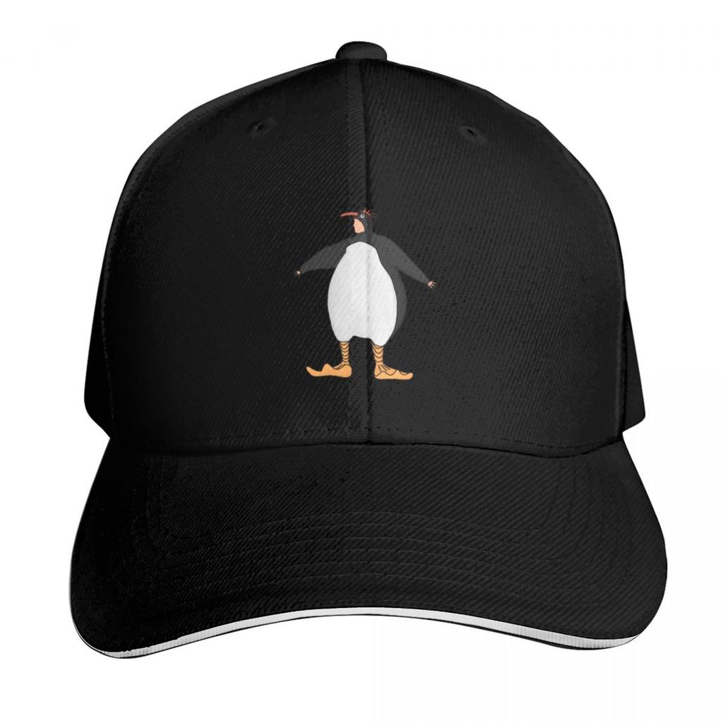Lano Woodley Penguin Man Baseball Cap Breathable Mesh Back Adjustable Buckle Closure Moisture Wicking Quick Dry
