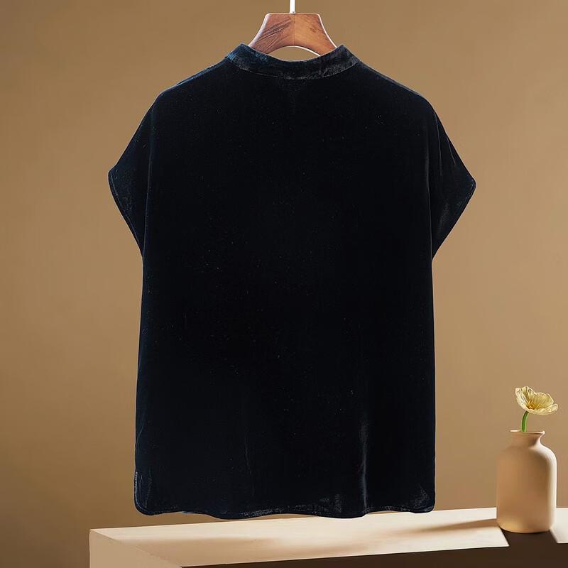 Women's New Chinese Style Sleeveless Stand Collar Blouse