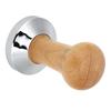 58mm Coffee Tamper Coffee Powder Hand Tamper Press Hammer Coffee Machine AccessoriesWood Color 58mm Thread Base