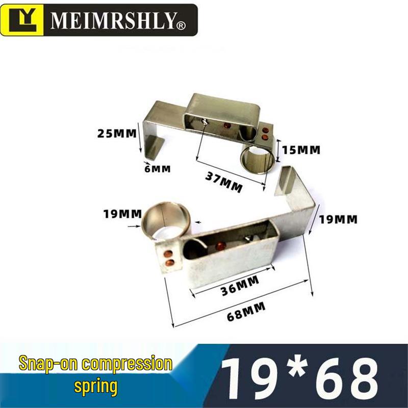 Stainless Steel Constant Force Spring Clip for YZR Generator Carbon Brush Holder, 25x32mm