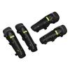 4PCS Knee Pads Elbow Pads Night Luminous Knee Protective Gear Set for Outdoor Off Road Cycing Riding Green