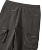 Uallong Lowrise Washed Curve Cargo Pants - Khaki