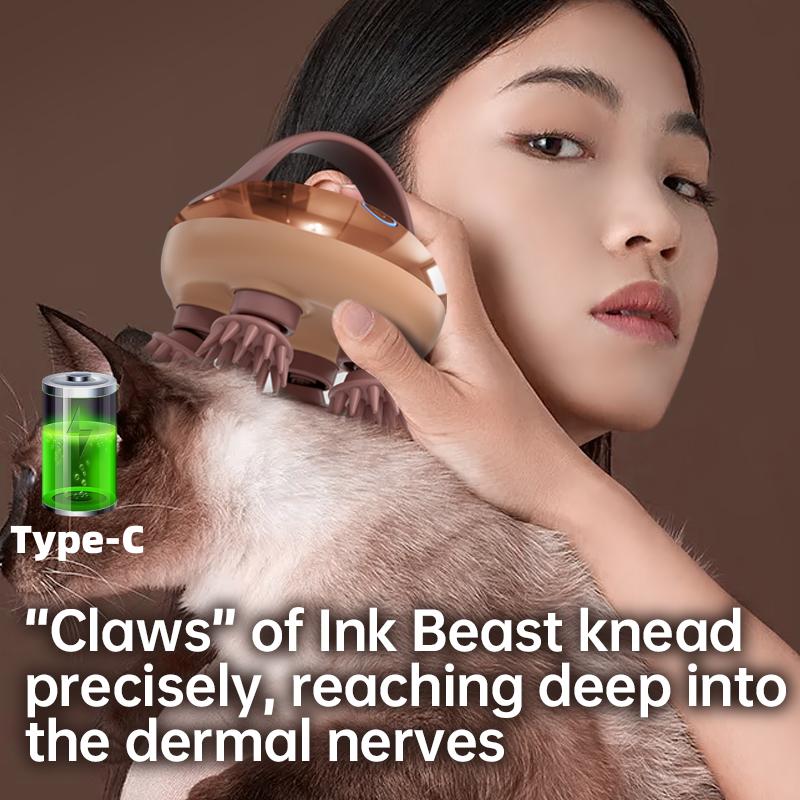 Head Massager IPX7 Waterproof Detachable ScalpRed Light Hair care Sleep Instrument Dragon Claw Hand Massager