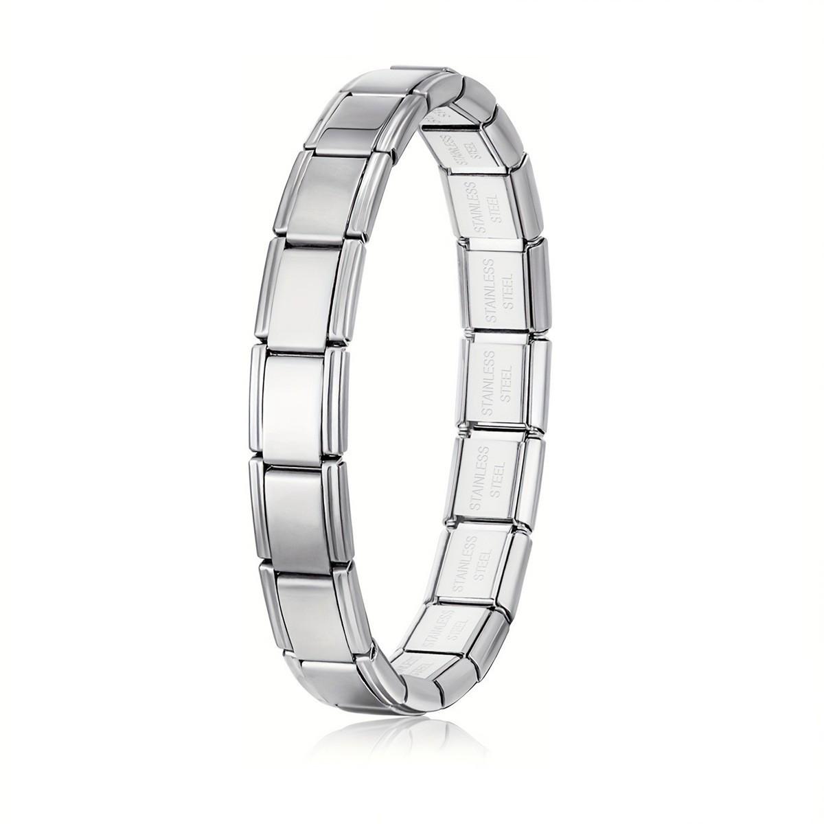 Браслет-шарм ручной работы унисекс из нержавеющей стали «Сделай сам»