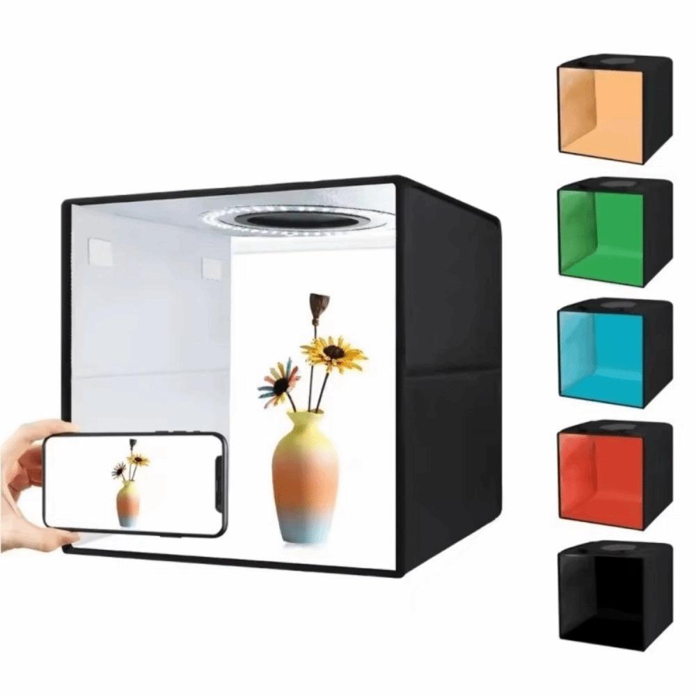 Mini LED Soft Light Box 45/65cm Dimmable Softbox Portable Photography Lightbox  For Studio Shooting