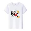 Funny Cartoon Tshirt Top Summer Blouses Short Sleeve T-shirt White Tee Mickey Mouse Graphic Clothes Gift Unisex