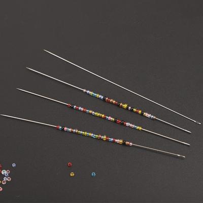 30 Adet Metal Boncuk İğneleri Boncuk İplikleme İpi Tambur Takı Bilezik Kolye Yapımı İğneler Kordon Araçları İğneler Kendin Yap Araçları