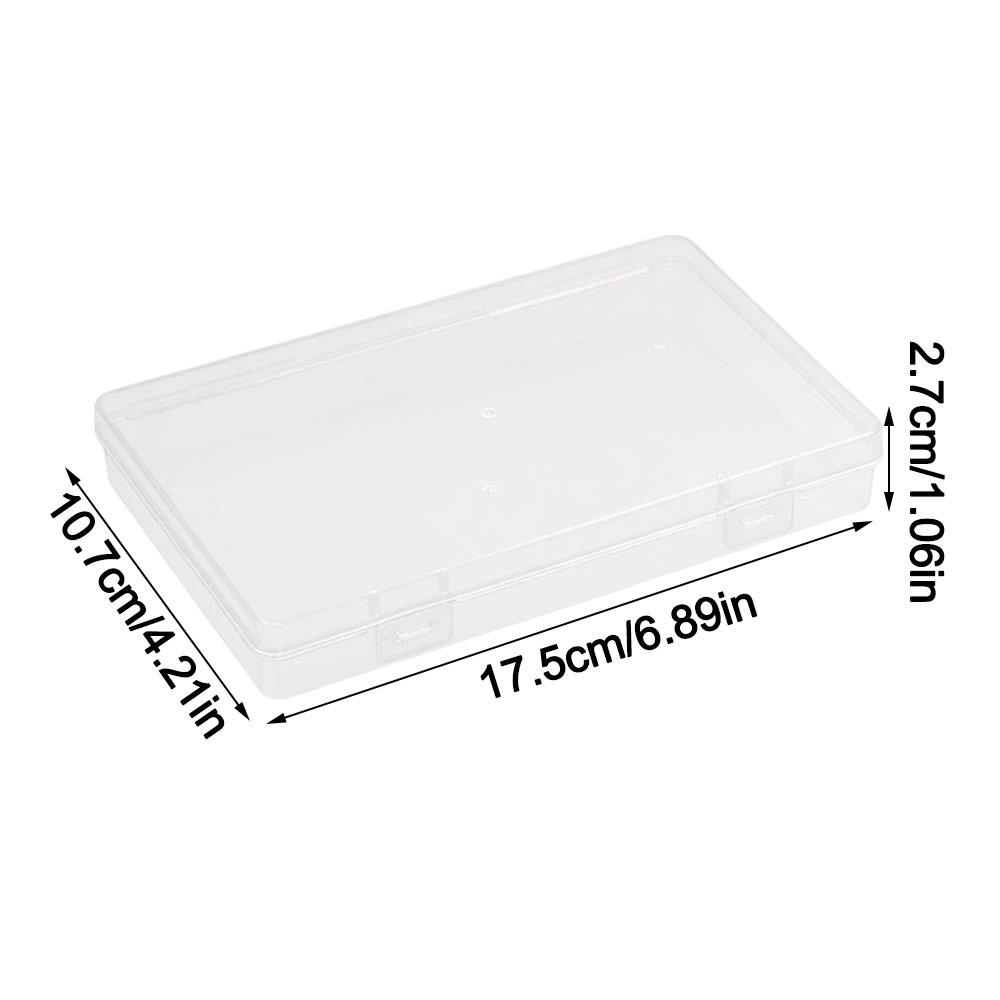 Transparent Desktop Storage Case Multifunctional Large Capacity Pencil Storage Box Dustproof Eco-Friendly PP Jewelry Organizer