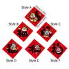 Cartoon Snake Year Door Stickers Snake Pattern Calligraphy Fu Characters Door Stickers Window Stickers Bless Words