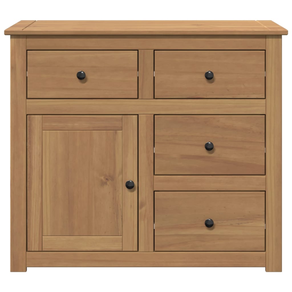 Vidaxl Szafka Z Szufladami Panama, 93X40X80 Cm, Lite Drewno Sosnowe