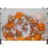 LS Butterfly Garden Backgrounds Cake Smash Kids Adult Photography Props Child Baby Balloon Decors Photo Backdrops