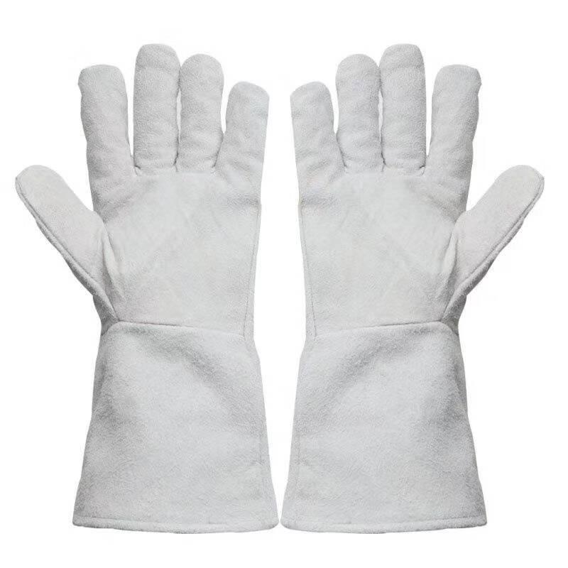 Jinsu Extended Thick Sheepskin Welding Gloves