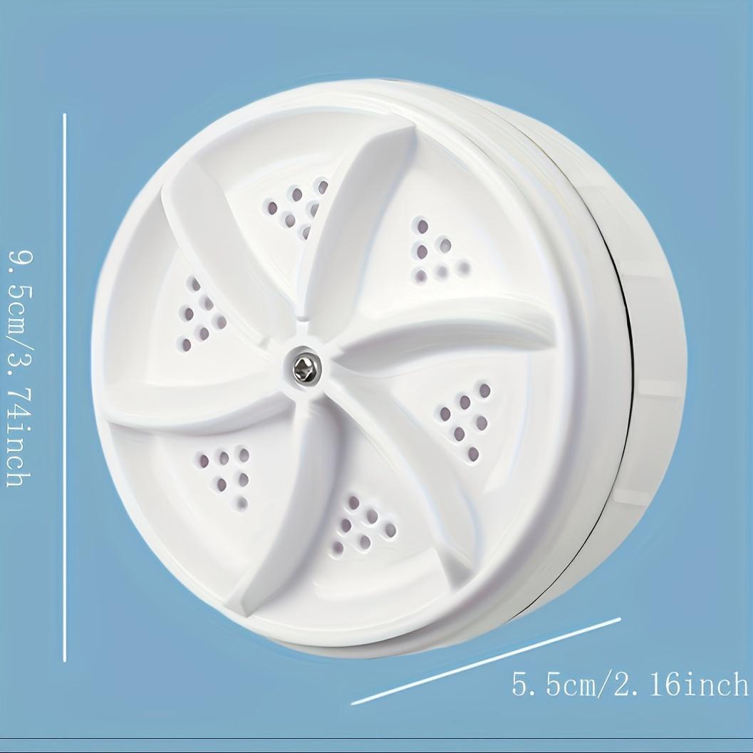 

1 шт. Портативная мини-стиральная машина, мини-стиральная машина для складывания нижнего белья и одежды, вращающаяся волна вибрации для небольшого общежития белый