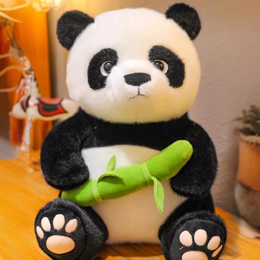 New Giant Panda Hugs Bamboo Plush Toy Dolls To Give Gifts To Boyfriend and Girlfriend Bestie Chengdu Souvenirs