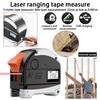 Multi Functional Infrared High-precision Distance Measurement Electronic Laser Steel Tape Measure2-in-1waterproof and Dustproof