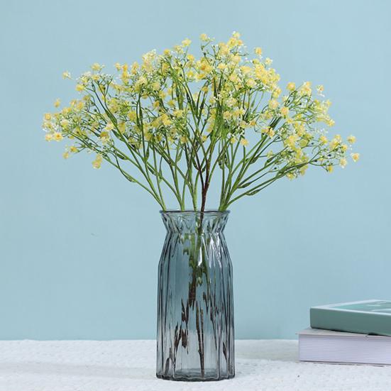 Artificial Flower Bouquet Silk Faux Floral Arrangement for Wedding Home Decor Lifelike Fluffy