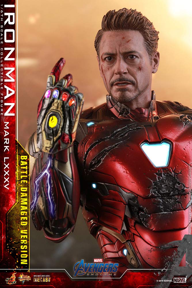 Hot Toys Masterpiece Scale Figure Iron Man Mark 85 Damaged [Movie DIECAST] "Avengers Endgame" 1/6 (Battle Version)
