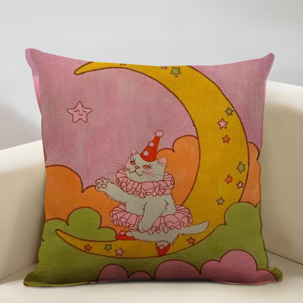 MarisolMuro Arbeitskissenbezug Haushaltsdekoration Leinen Sofakissenbezug: Hautfreundlich & Atmungsaktiv mit unsichtbarem Reißverschluss