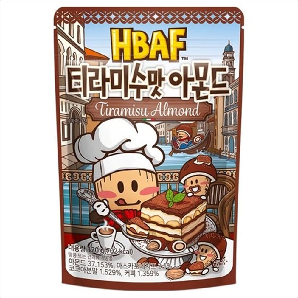 

HBAF Tiramisu Almond (Espresso & Mascarpone Cream Flavor) 120g x 1 Pack 120g x 1pack