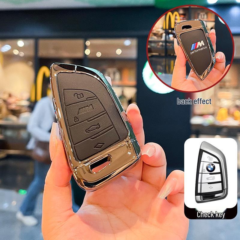 Compatible BMW Key Covers for X1/X2/X3/X4/X5/X6, 7/5/3 Series, Blade i3, and 525/325/530li Models