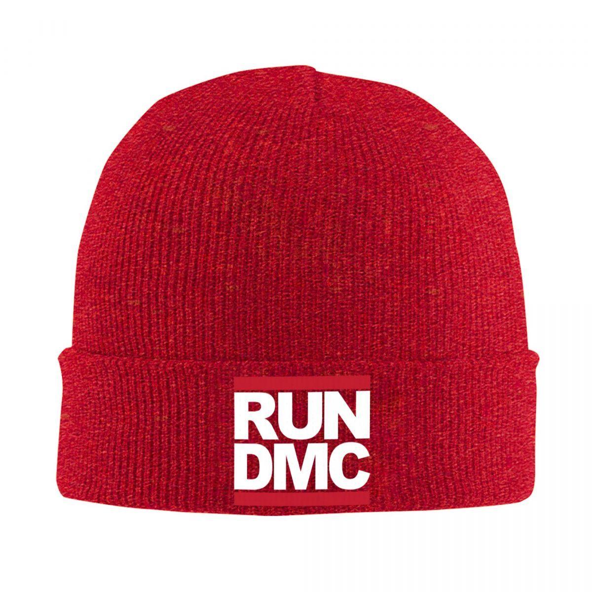 Шапка с логотипом Run DMC Осень Зима Бини Лыжные Шапки Унисекс Акриловые Вязаные Шапки