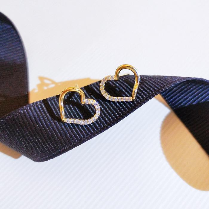 Simple Love Earrings Trendy Temperament Earrings High-End Wedding Nightclub Women'S Earrings